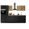 Küchenblock mit E-Geräten CORNWALL (Zeile-Backofen-Kühlschrank-Apotheker) V