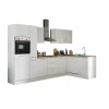 Bega BBK Küchenblock mit E-Geräten CORNWALL (Ecke-Backofen-Geschirrspüler-Kühlschrank) III* Küchenzeilen Mit Geräten