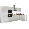 Bega BBK Küchenblock mit E-Geräten CORNWALL (Ecke-Backofen-Kühlschrank-Mikrowelle-Apotheker) I* Küchenzeilen Mit Geräten