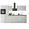 Bega BBK Küchenblock mit E-Geräten CORNWALL (Zeile-Backofen-Geschirrspüler-Kühlschrank-Apotheker) II* Küchenzeilen Mit Geräten