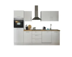 Bega BBK Küchenblock mit E-Geräten CORNWALL (Zeile-Backofen-Kühlschrank) III* Küchenzeilen Mit Geräten