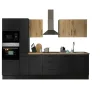 Bega BBK Küchenblock mit E-Geräten CORNWALL (Zeile-Backofen-Mikrowelle) IX* Küchenzeilen Mit Geräten