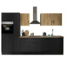 Bega BBK Küchenblock mit E-Geräten CORNWALL (Zeile-Backofen-Geschirrspüler-Kühlschrank-Apotheker) V* Küchenzeilen Mit Geräten