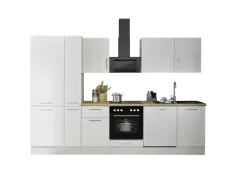 Bega BBK Küchenblock mit E-Geräten CORNWALL (Zeile-Geschirrspüler-Kühlschrank-Apotheker) II* Küchenzeilen Mit Geräten
