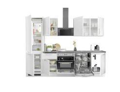 Bega BBK Küchenblock mit E-Geräten HASTINGS (Zeile-Kühlschrank) I* Küchenzeilen Mit Geräten