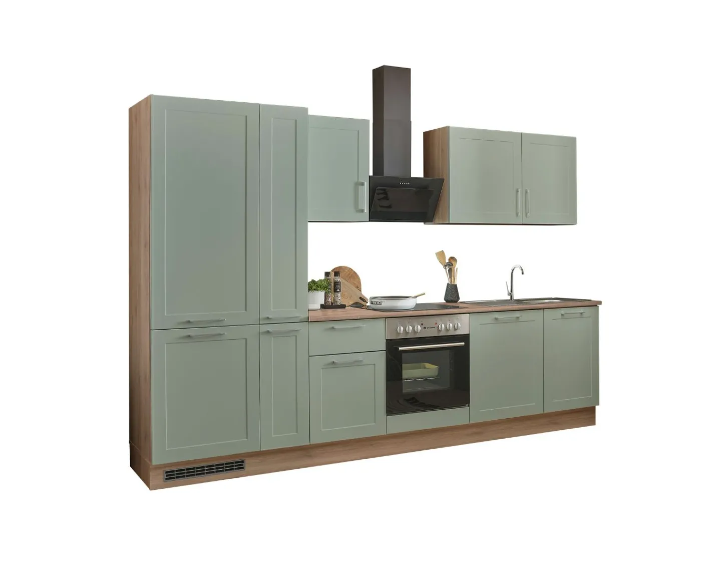 Bega BBK Küchenblock mit E-Geräten HASTINGS (Zeile-Kühlschrank-Apotheker) II* Küchenzeilen Mit Geräten