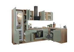 Küchenblock mit E-Geräten HASTINGS (Ecke-Kühlschrank-Apotheker) II
