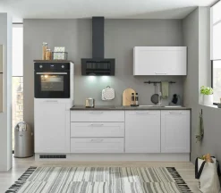 Bega BBK Küchenblock mit E-Geräten HASTINGS (Zeile-Hochschrank) I* Küchenzeilen Mit Geräten