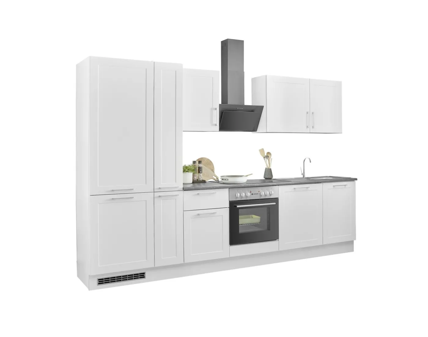 Küchenblock mit E-Geräten HASTINGS (Zeile-Kühlschrank-Apotheker) I