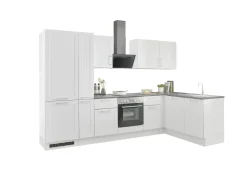 Bega BBK Küchenblock mit E-Geräten HASTINGS (Ecke-Kühlschrank-Apotheker) I* Küchenzeilen Mit Geräten