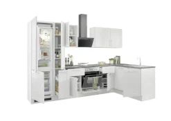 Bega BBK Küchenblock mit E-Geräten HASTINGS (Ecke-Kühlschrank-Apotheker) I* Küchenzeilen Mit Geräten