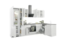 Bega BBK Küchenblock mit E-Geräten HASTINGS (Ecke-Kühlschrank-Apotheker) I* Küchenzeilen Mit Geräten