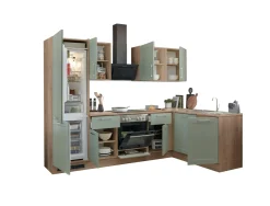 Küchenblock mit E-Geräten HASTINGS (Ecke-Kühlschrank) II