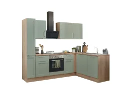 Bega BBK Küchenblock mit E-Geräten HASTINGS (Ecke-Apotheker) II* Küchenzeilen Mit Geräten