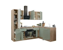 Bega BBK Küchenblock mit E-Geräten HASTINGS (Ecke-Apotheker) II* Küchenzeilen Mit Geräten
