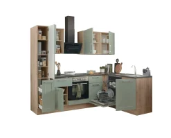 Bega BBK Küchenblock mit E-Geräten HASTINGS (Ecke-Apotheker) II* Küchenzeilen Mit Geräten