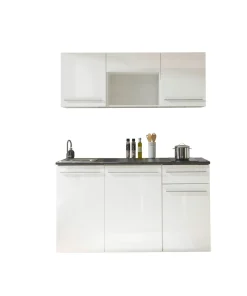 Küchenblock mit E-Geräten JAZZ SINGLE Z 160 WHITE EE