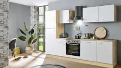 Menke Küchenblock mit E-Geräten KARLSBURG* Küchenzeilen Mit Geräten