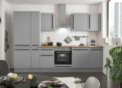 Bega BBK Küchenblock mit E-Geräten MANCHESTER (Zeile-Kühlschrank-Apotheker) II* Küchenzeilen Mit Geräten