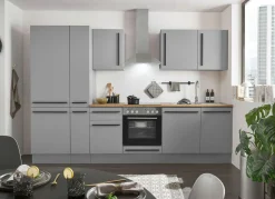 Küchenblock mit E-Geräten MANCHESTER (Zeile-Kühlschrank-Apotheker) I