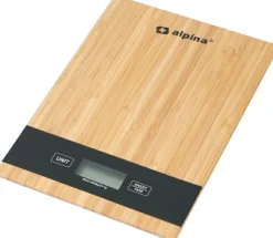 Edco Küchenwaage Bambus ALPINA* Koch- & Backutensilien