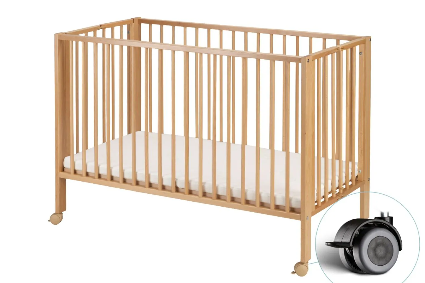 Tissi Kinderbett / Reisebett JORI* Massivholzbetten|Babybetten