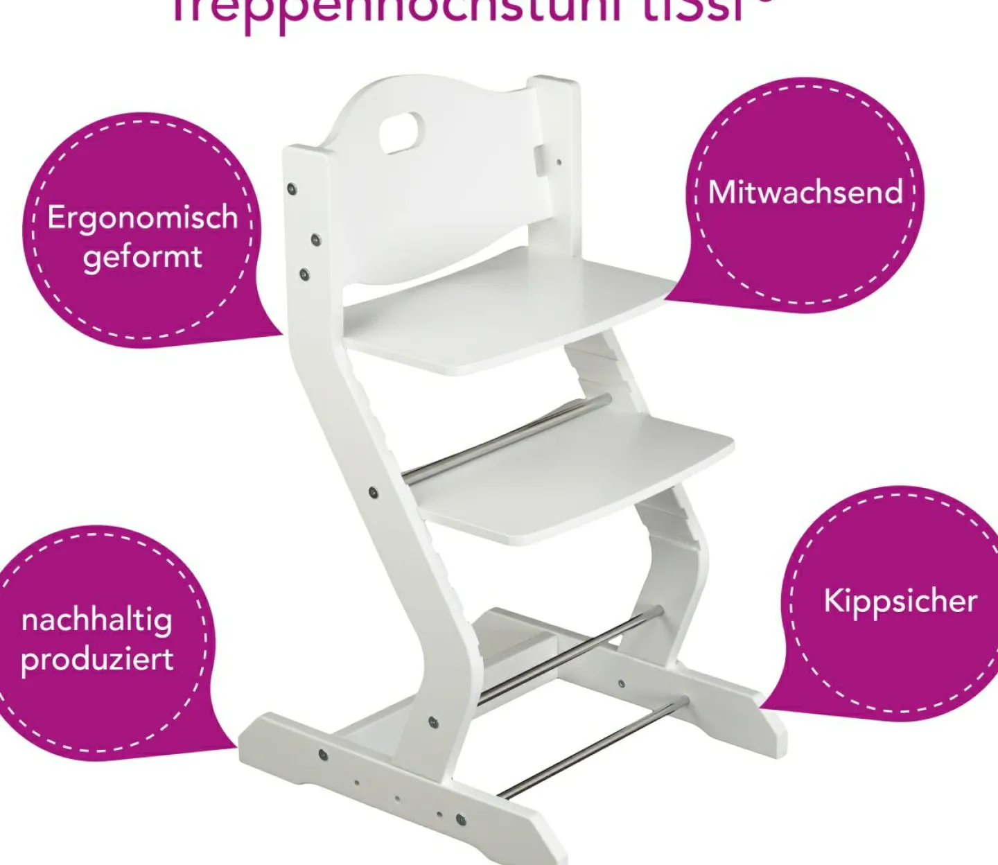 Tissi Kinderhochstuhl 100002/100004* Hochstühle