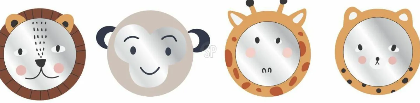 Koopman Kinderspiegel Jungel KIDS*Kinder Kinderzimmerdeko|Wanddeko
