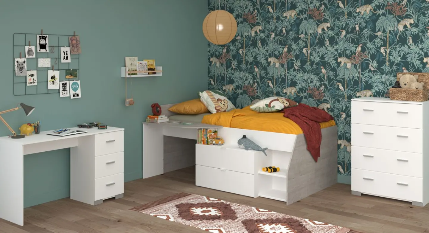 Parisot Kinderzimmer 3-teilig MILKY 15*Kinder Komplette Kinderzimmer