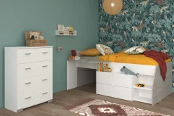 Parisot Kinderzimmer 2-teilig MILKY 16*Kinder Komplette Kinderzimmer