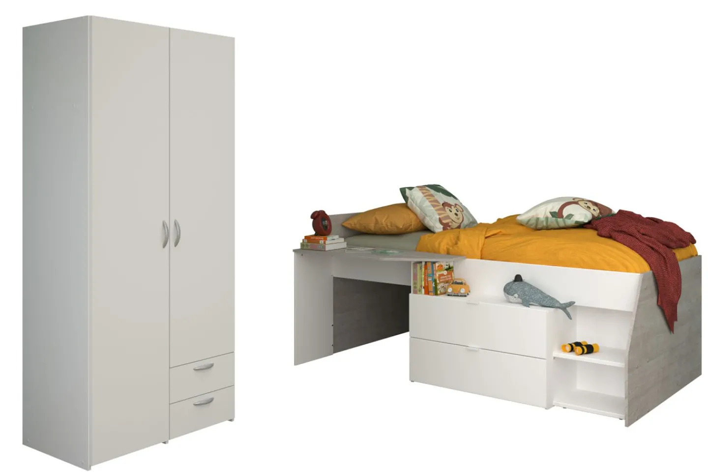 Parisot Kinderzimmer 2-teilig MILKY 14*Kinder Komplette Kinderzimmer