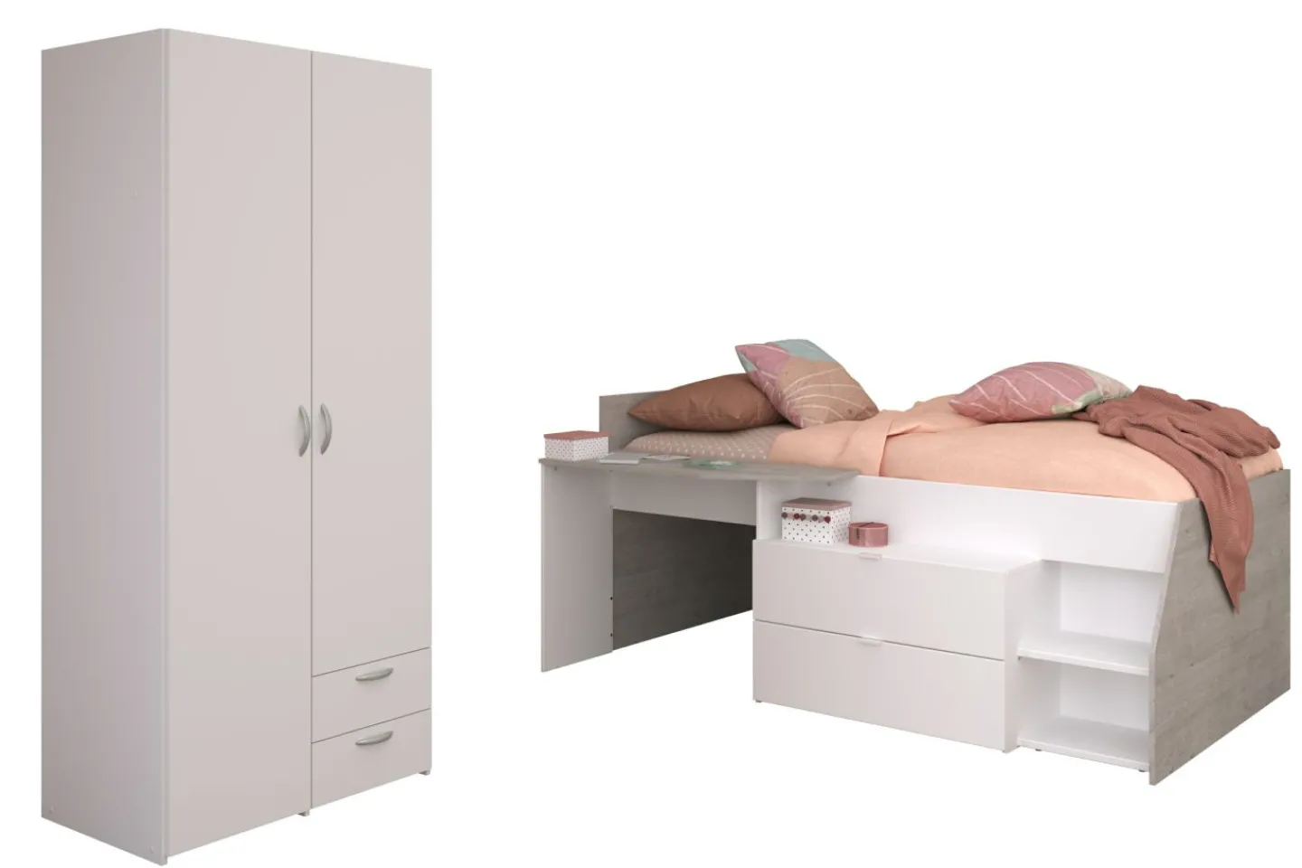 Parisot Kinderzimmer 2-teilig MILKY 14*Kinder Komplette Kinderzimmer