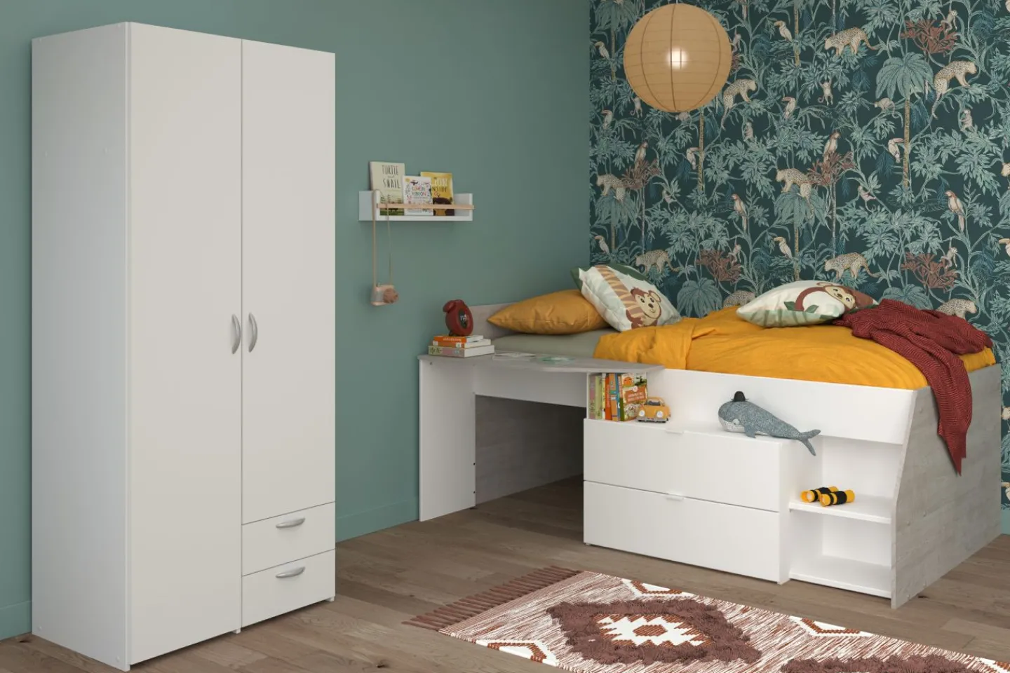 Parisot Kinderzimmer 2-teilig MILKY 14*Kinder Komplette Kinderzimmer