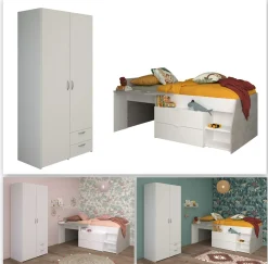 Parisot Kinderzimmer 2-teilig MILKY 14*Kinder Komplette Kinderzimmer