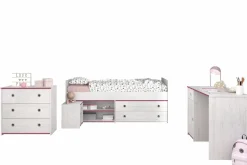 Parisot Kinderzimmer 4-teilig SMOOZY 37b*Kinder Komplette Kinderzimmer