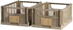 Schou Company Klappkiste 2tlg. braun DAY* Faltboxen|Boxen