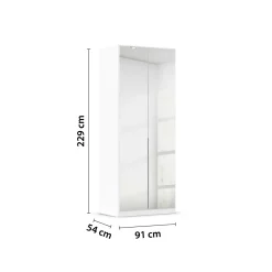 Rauch Kleiderschrank ALABAMA* Bad-Spiegelschränke|Spiegelschränke