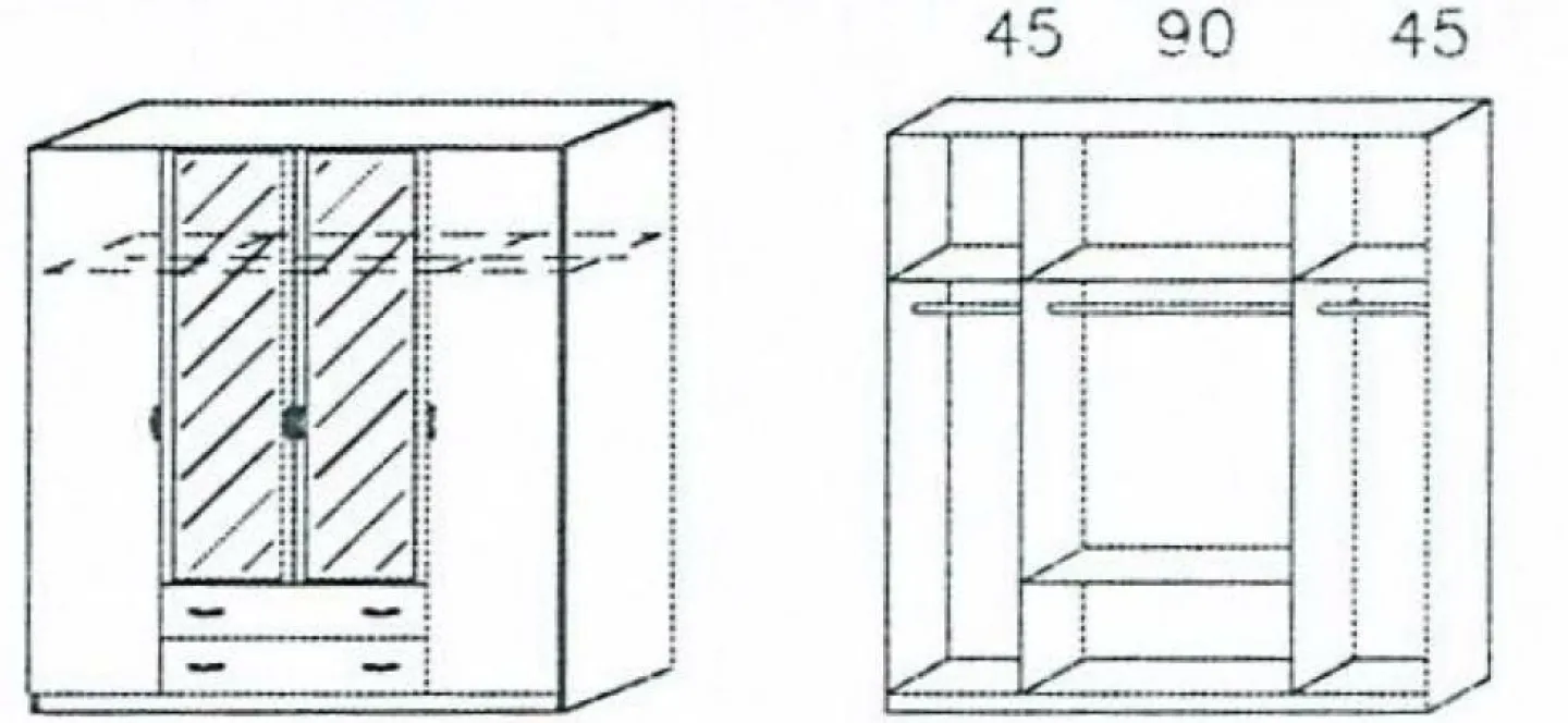 Rauch Kleiderschrank CASE* Kleiderschränke