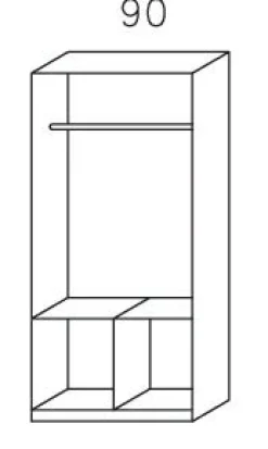 Rauch Kleiderschrank CELLE* Kleiderschränke