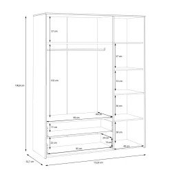 Forte Kleiderschrank PALDISKI* Kleiderschränke