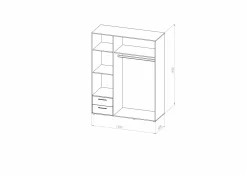 Pol-Power Kleiderschrank VALENCIA* Kleiderschränke