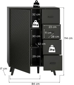Xonox Kommode LINEA* Kombikommoden