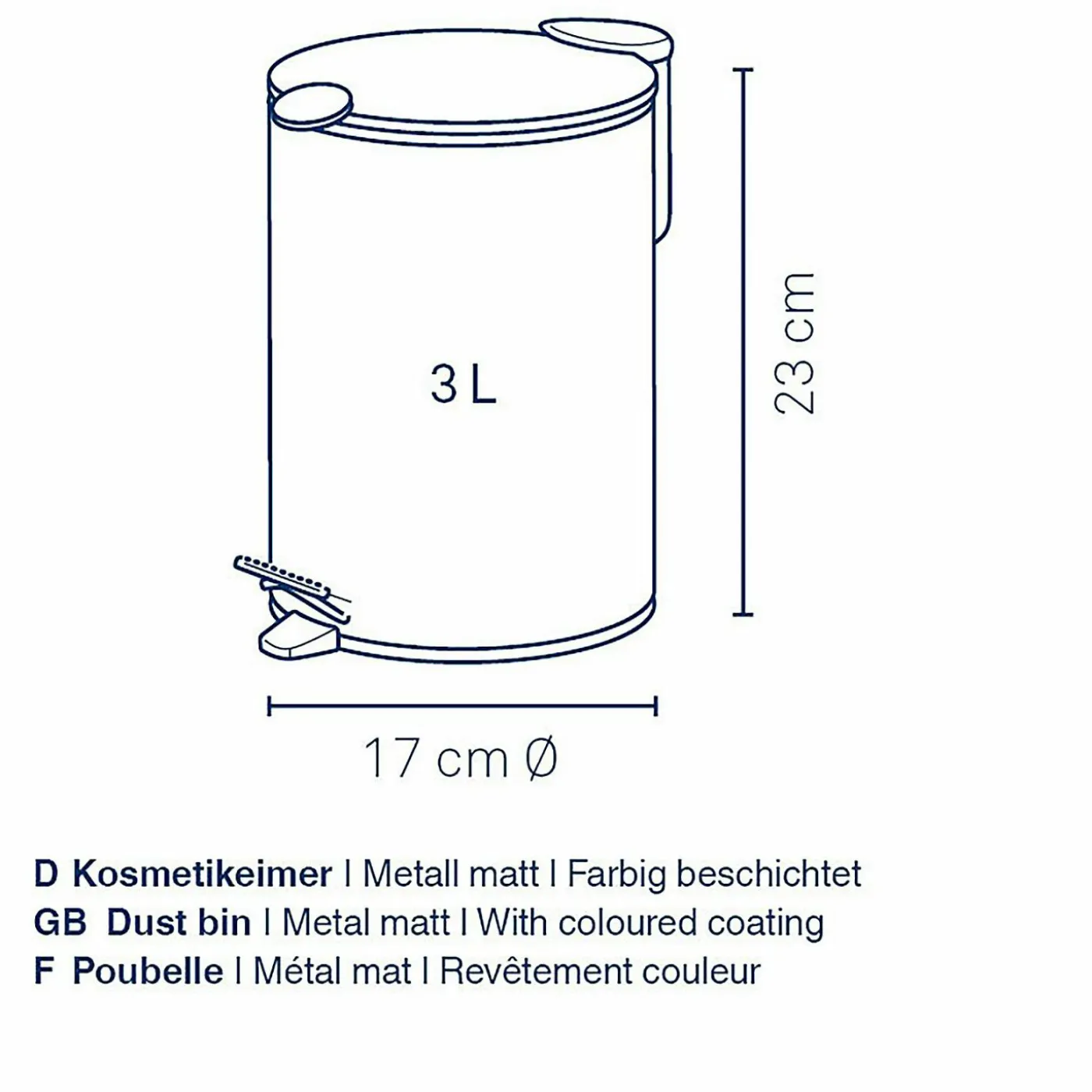 Kosmetikeimer MATS