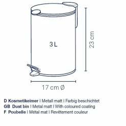 Kela Kosmetikeimer MATS* Kosmetikeimer
