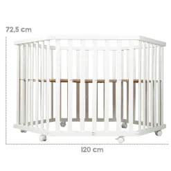 Roba Baumann Laufgitter 6-eckig weiß* Babybetten