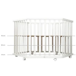 Roba Baumann Laufgitter 6-eckig weiß* Babybetten