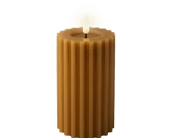 Kaemingk LED Echtwachskerze STRIPE* Kerzen