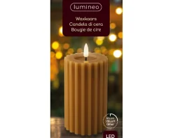 Kaemingk LED Echtwachskerze STRIPE* Kerzen