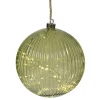LED Glaskugel 14cm HERBST