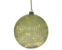 Kaemingk LED Glaskugel 20cm HERBST* Deko-Objekte
